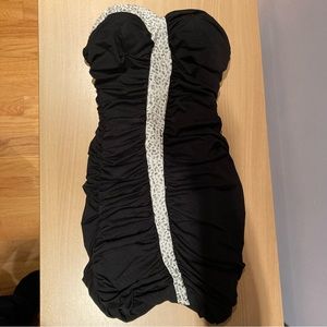 Forever 21 black bandage dress